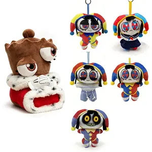 The Amazing Digital Circus Pomni Plush Keychain 6.69in Cute Jester Stuffed Toy For Fans dolls baby dolls plushies stuffed animals