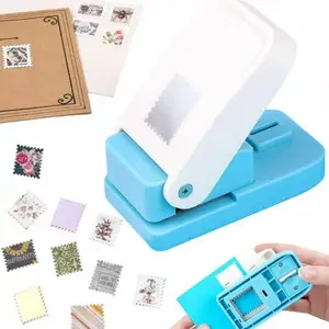 Large Paper Punch, Embossing Equipment – Stamp Style Decorative Cutter (S/M/L Sizes), Perfect for Handmade Books, Albums, Greeting Cards, Office Supplies, Gifts & Scrapbooking(STICKERS / REFILLS NOT INCLUDED)