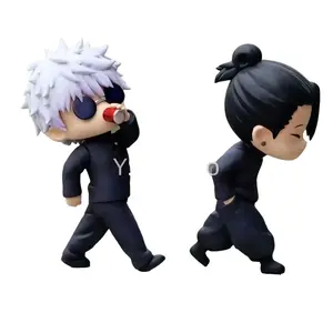11.5cm/4.53in Anime Jujutsu Kaisen Figure Geto Suguru & Satoru Gojo Action Figure Collection Figurine Model Toy Gift