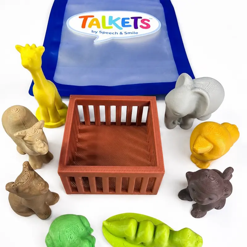 Dear Zoo Story Prop Set | Mini Animal Story Objects | Speech Therapy Story Retell Props Talkets Mini Objects