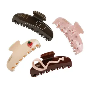 Chelchel's Drop001 Bundle - Handmade Cellulose Acetate Big Clip Set of 4