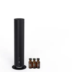 Smart Home Fragrance Difusor: 2000 Sq Ft Coverage with Adjustable Scent Intensity (Black)