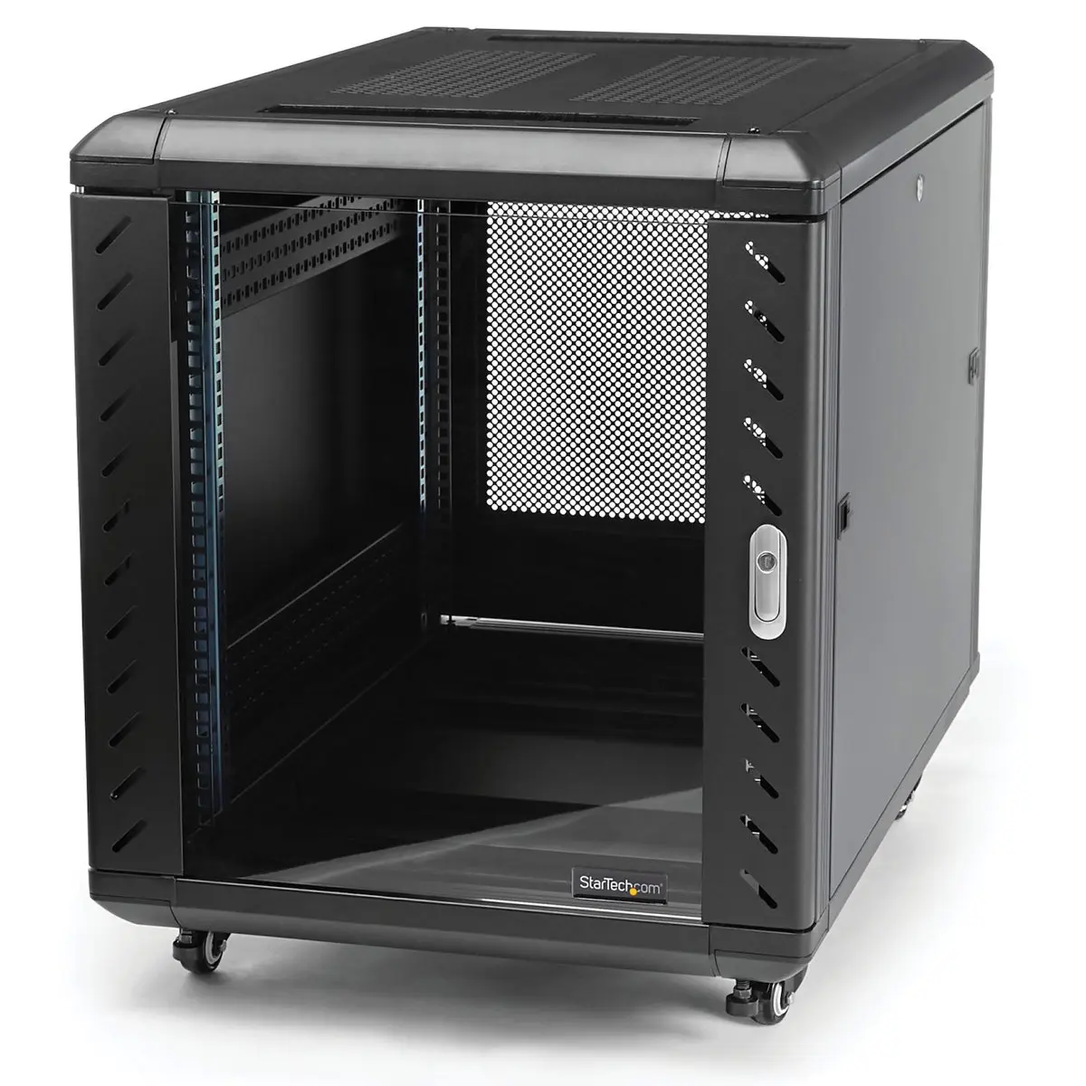 StarTech 12U 36" Knock-Down Server Rack Cabinet with Casters