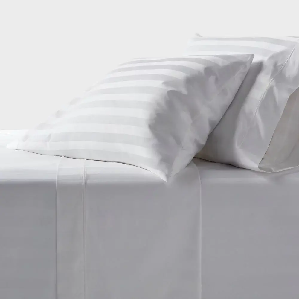 California King 800 Thread Count Hotel Collection Sheet Set Damask White Hem - Threshold