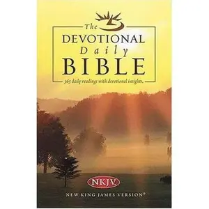 USED-The Daily Devotional Bible: New King James Version With Daily Devotions, Containing the Complete Bible Arranged for Reading and Devotion in One Year by Thomas Nelson (Paperback)