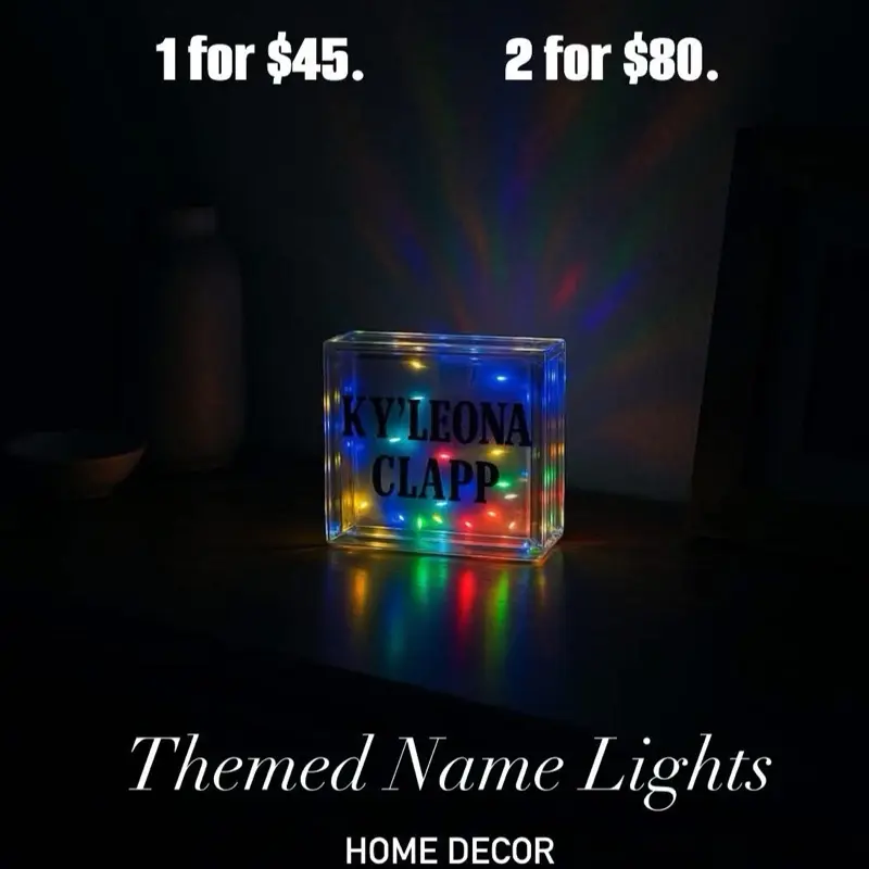 Custom Theme Name Lights - Designed just for you