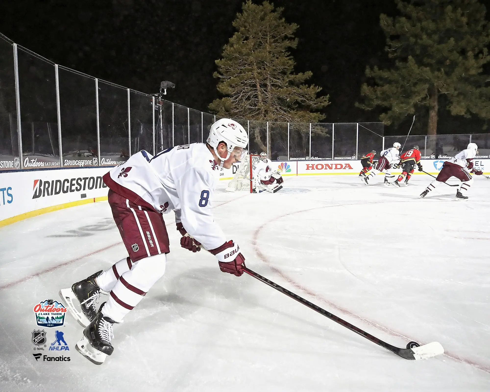 Cale Makar Colorado Avalanche Unsigned 2021 Outdoors at Lake Tahoe Photograph - NHL Memorabilia