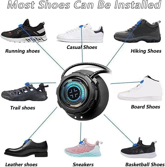 1 Pair Lazy No-Tie Rotary Shoelace Buckle Kit, Pre-Made Thick Rope Rotating Knobs, 1-Click Tighten Quick Lacing System for Sports Sneakers, Easy-Install Shoe Accessory
