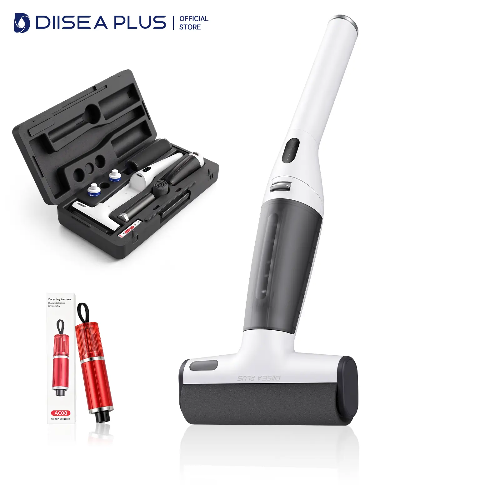 DIISEA PLUS C7 4-in-1 Cordless Portable Car Washer, No Hose or Outdoor Tap Needed, Just 350ml Water, 1.4kg Lightweight, Quick Paintwork & Car Detailing Touch-Ups for Flat Residents, EV Owners & Busy Drivers