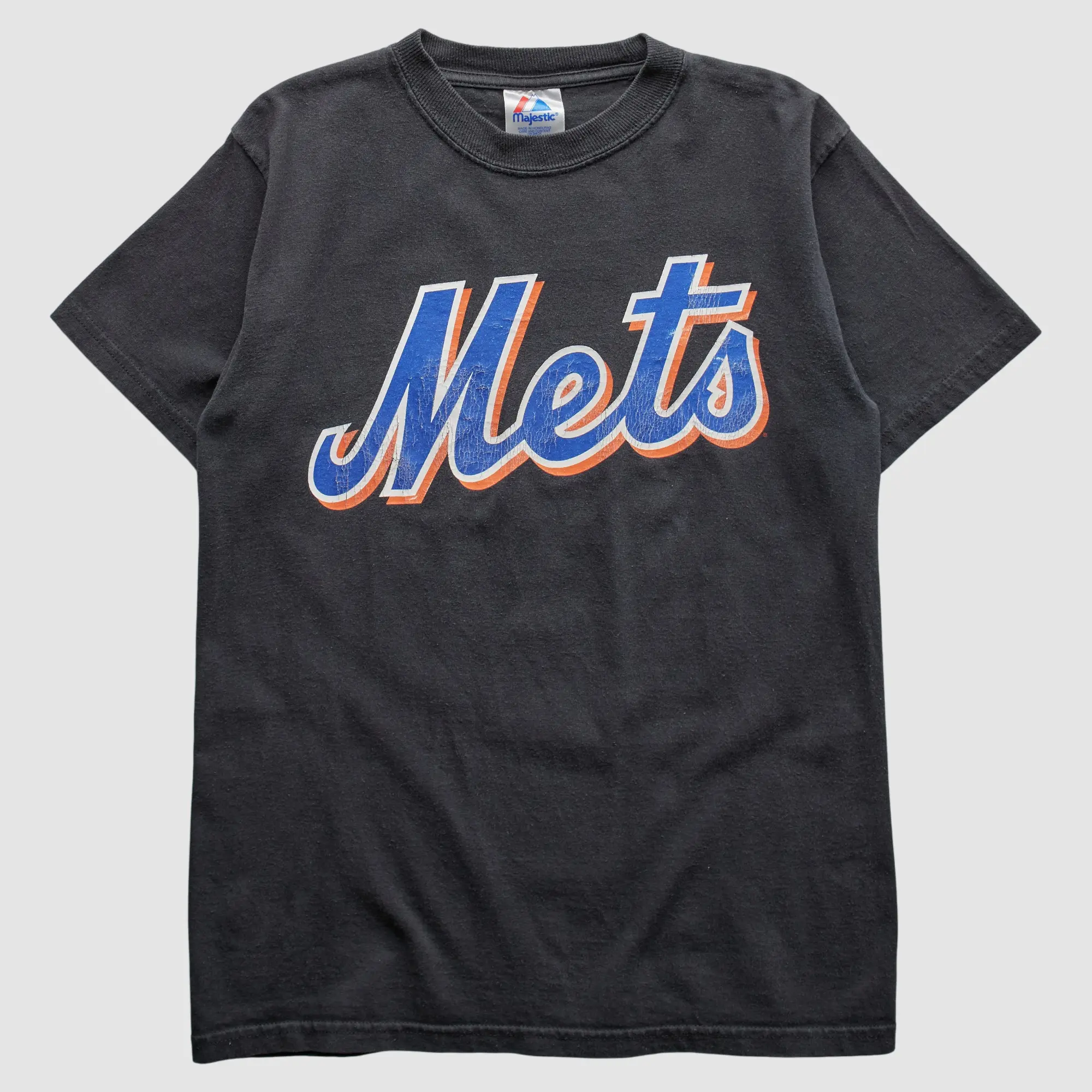 New York Mets Majestic 2000s T-Shirt - Black -  S