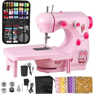 Mini Sewing Machine for Beginners First: Small Easy Sewing Machines Simple for Beginning with Extension Table