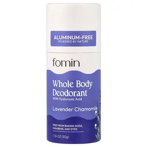 fomin Whole Body Deodorant, Aluminum-Free, Lavender Chamomile, 1.76 oz (50 g)