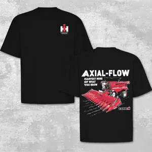 Vintage Case IH Axial-Flow Tractors T-Shirt, Retro IH Agricultural Machinery Graphic Tee, Diesel Farming Apparel, Midwest Rural Country Shirt, Heavy Equipment Inspired Design, Farmer Gift for Dad, Classic Harvest Field Sketch Unisex Shirt