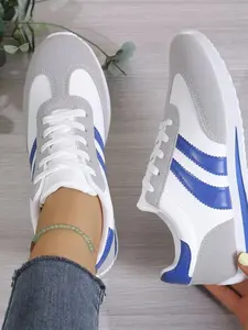 Women's Aggressive Running Shoes, Soft Sole, Breathable, Anti-Slip, Versatile Boarding Shoes, Lightweight, Durable, Four Seasons Wear, Walking Running Sneakers