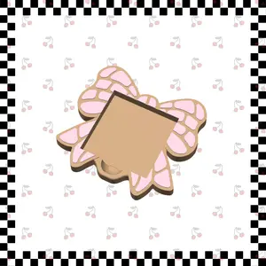 Bow Concha Sticky Note Holder