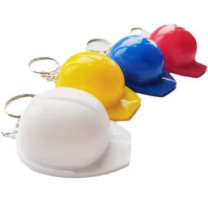 Safety Helmet Bottle Opener Keychain Creative Practical Small Gift