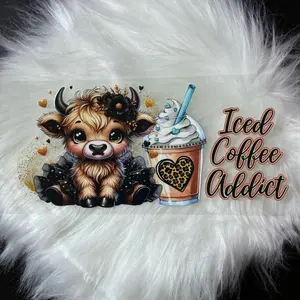 #141 UVDTF Wrap 16oz Cup Wrap Decorative Stickers Waterproof