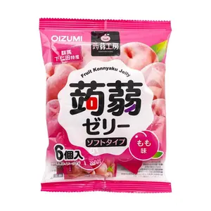 SHIMONITA Konjac Jelly Peach,3.7 oz