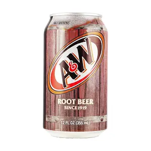 A&W Root Beer Soda 12oz Cans - Classic American Creamy Taste, Caffeine-Free, Alcohol-Free, Perfect for Parties & Refreshment