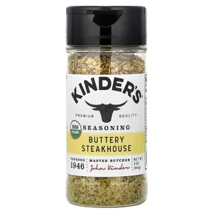KINDER'S Seasoning, Buttery Steakhouse, 3 oz (86 g)