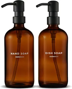 The Pebble - Glass Soap Dispenser Set