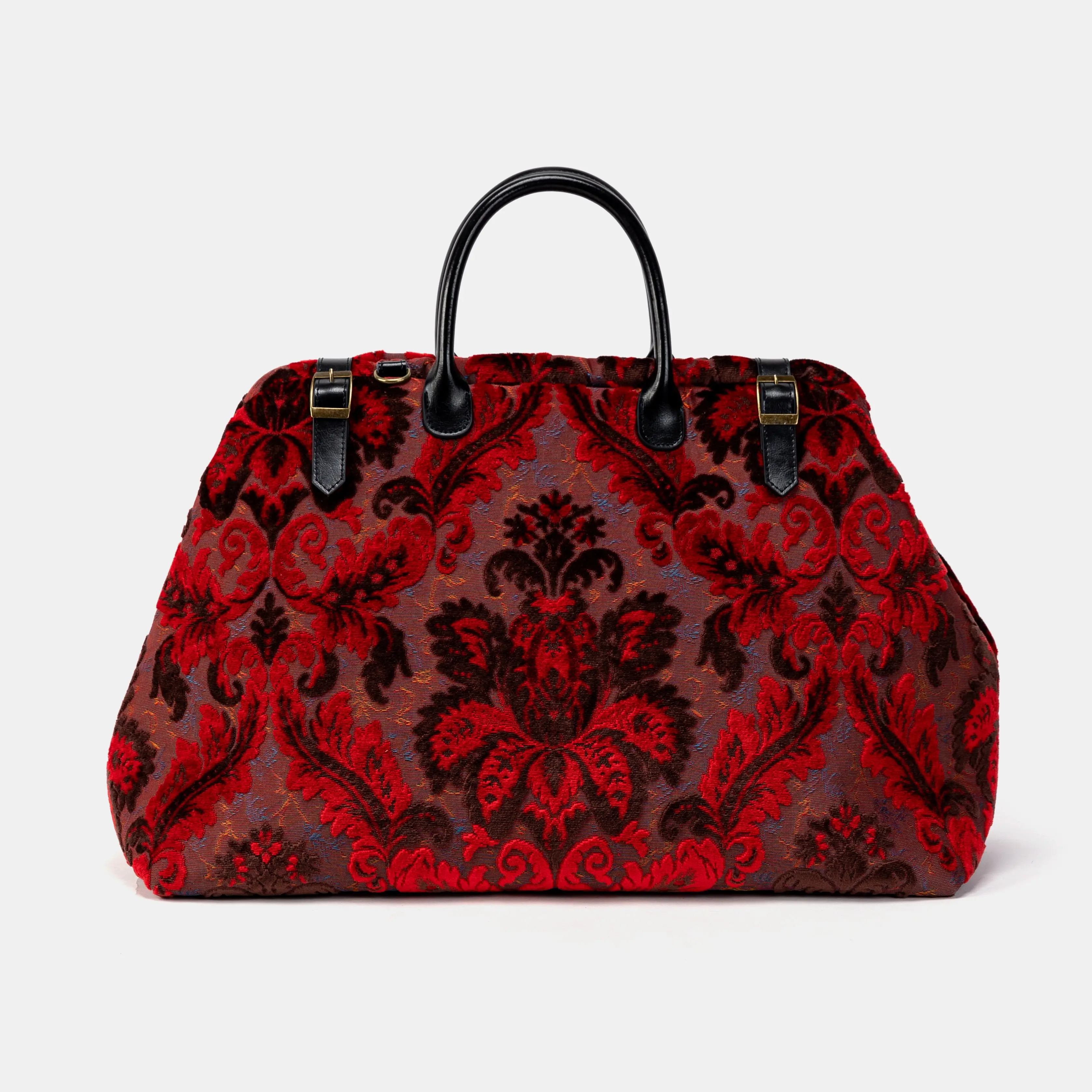 Burnout Velvet Revival Scarlet Large Carpetbag