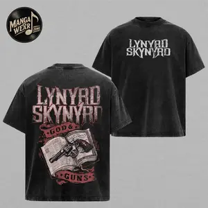 Retro NEW Lynyrd Skynyrd God & Guns T-Shirt Washed, Lynyrd Skynyrd , Music Graphic Tee, Rock Band Shirt, Retro Music Tee, Rock Music Lover Shirt, Vintage Band Shirts Casual Comfort Cotton Fabric Fit Top ,Top Men's and Women's Clothing .