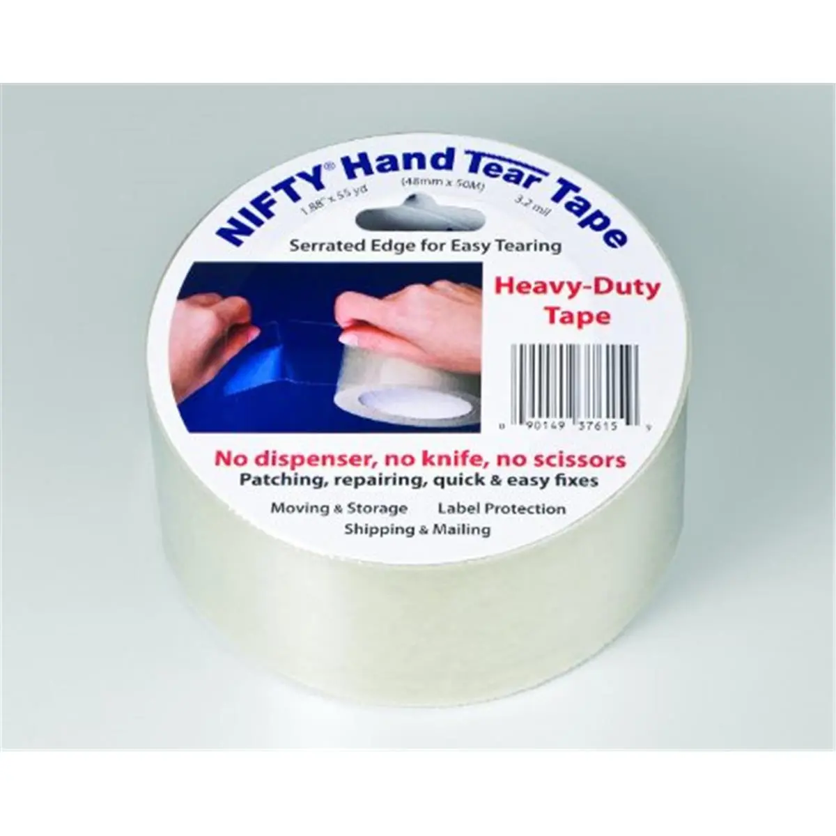 212 MAIN Heavy-Duty Polypropylene Easy Tear Tape - 2 in. x 55 yds, Ideal for DIY, Scrapbooking & Stamping Projects