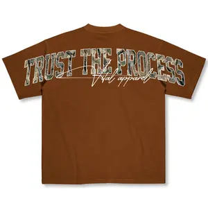 Oversized Pump Cover T- Shirt - VITAL APPAREL TTP/Mocha Woodland Camo