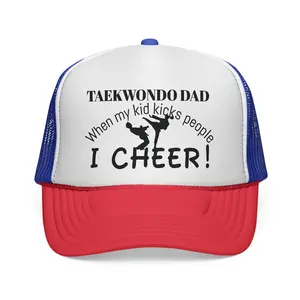 Taekwondo Dad Trucker Cap (I CHEER)-Daughter