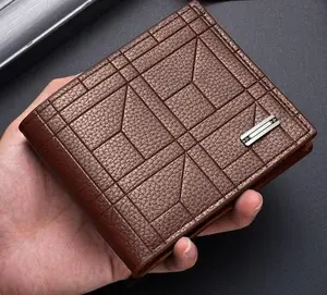 Men’s PU Leather Wallet, Large Capacity Multi-Card Slot Bifold Wallet, Slim Yet Spacious Design, Classic Solid Color Wallet for Daily Use, Gift for Men (Black/Brown/coffee)