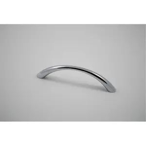 212 MAIN Contemporary Look Cabinet Pull - Polished Chrome Finish, Zinc Construction, for Residential Use