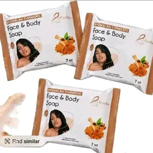 Byenblan 3-Piece Turmeric Soap (7oz) - 7-Day Results for Acne, Eczema, and Uneven Skin Tone Repair