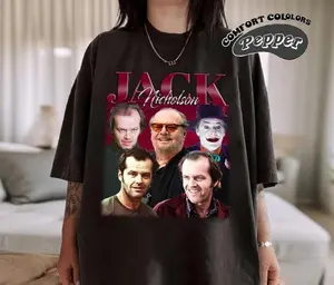 Jack Nicholson Shirt, Comfort Colors Shirt, Jack Nicholson Retro TShirt, Jack Nicholson Fan Gift, Vintage 90s Shirt, Bootleg Shirt