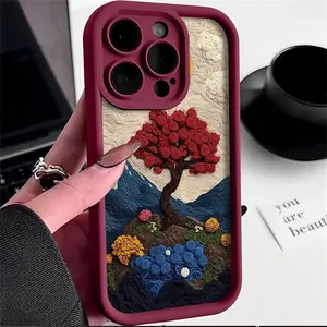 Phone Case -Stylish Silicone Phone Case for Various for iPhone 17 E Air Pro ProMax iPhone16 15 14 Plus 13 12 Mini 11 X XS XR,Designed to Be Shockproof And Suitable for Girls And Boys. A Luxurious And High-Quality Cover Available in Solid Colors
