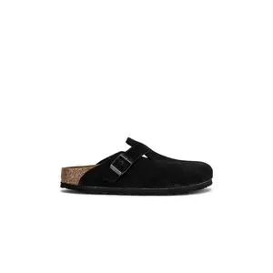 BIRKENSTOCK Boston Soft Footbed Clog in Black BIRKENSTOCK Boston Soft Footbed Clog in Black