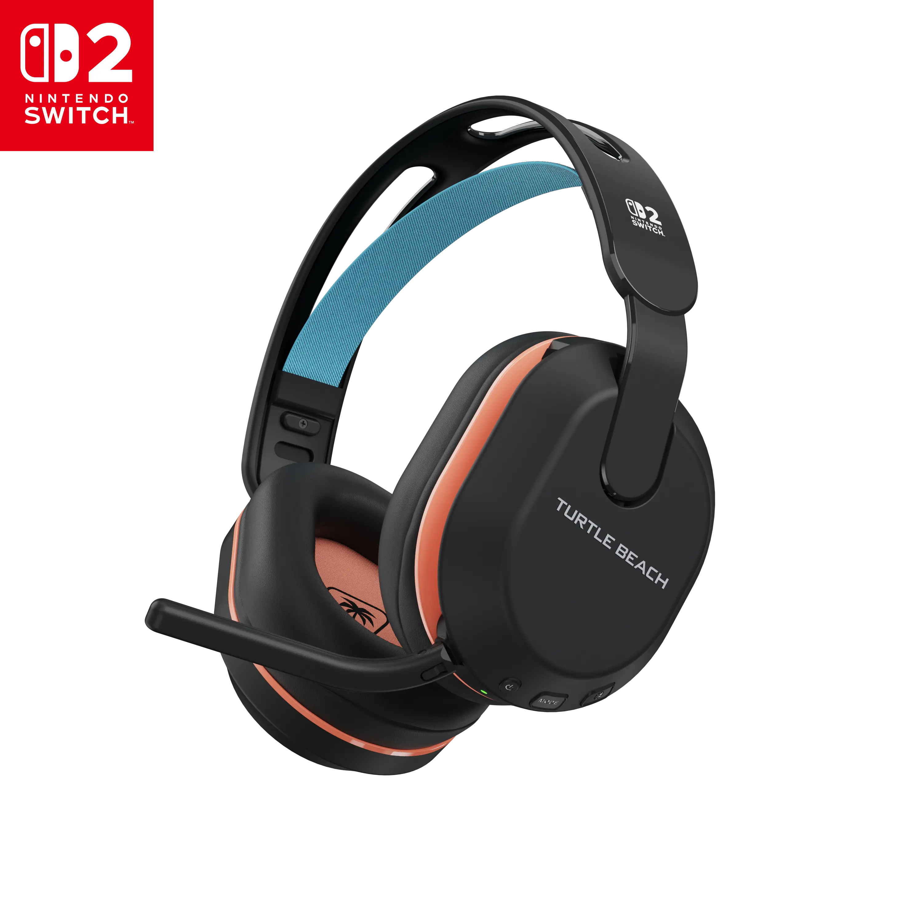 Turtle Beach - Stealth 500 Wireless Over-Ear Gaming Headset for Nintendo Switch 2 & Mobile - Charcoal Black