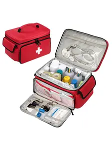Outdoor Protection Health Kit Medical Emergency Bag Family Tool Set Medicine Storage Bag, Essential First Aid Supplies Travel Safety Kit