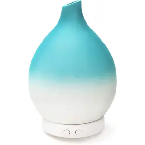 Essential Oil Diffuser - Ceramic Home Decor Diffuser for Aromatherapy 100ml, Aqua