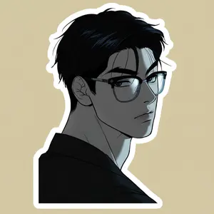 Dark Intense BL Energy Joo Jaekyung Sticker