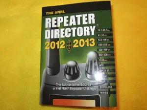 USED-The ARRL Repeater Directory 2012-2013 by arrl (Paperback)