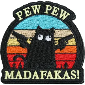 Funny Cartoon  Patch, Embroidered Hook and Loop Morale Patches, Cute Meme Appliques for Backpacks, Trucker Hats,  Harnesses, Army Vests, Jackets