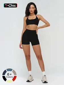 Women's Yoga Set, Medium Backless Tight-Fitting Design, Outdoor Running Sports Wear, Workout Running Outfits, Sportswear Set, Ideal for Cross-Border Activities, Sporty Style Outfits, Workout Sets Women, Yoga Clothes Set