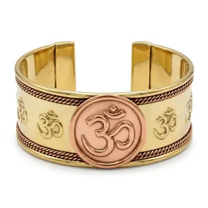 Om copper bracelet