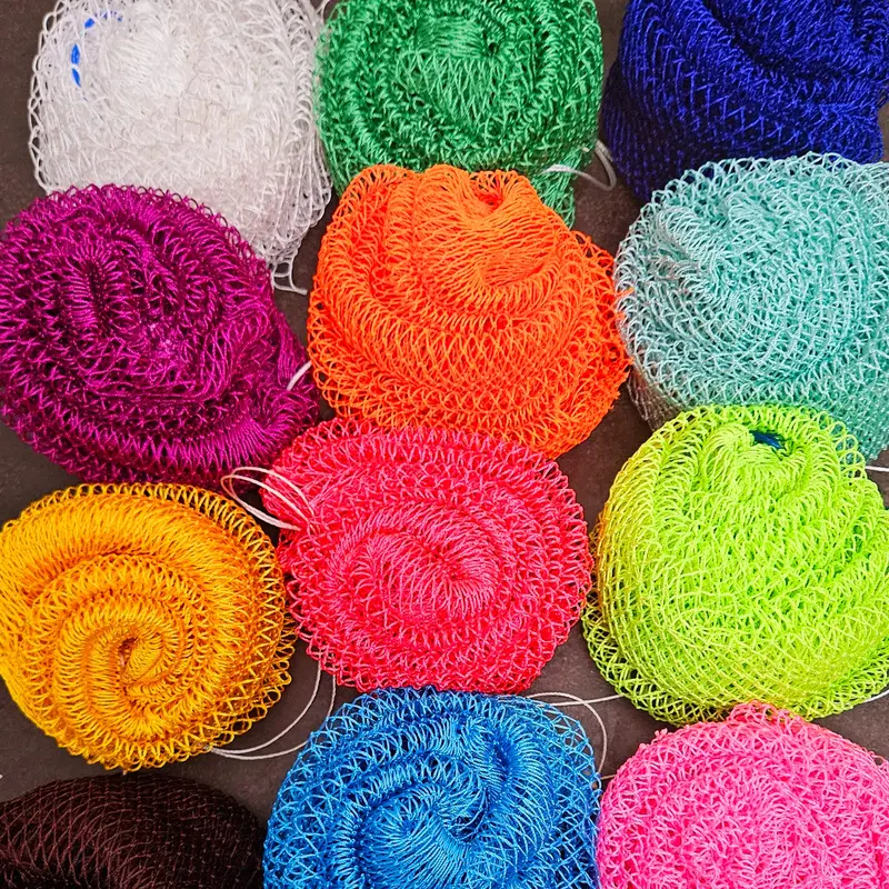 African Exfoliating Net Sponge for Shower and Bath Accessories
