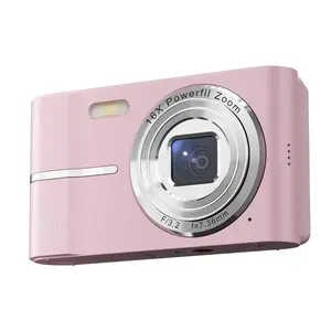 Digital Camera, Fhd 1080P, Compact Point-And-Shoot, 16x Zoom, Image Stabilization, Includes Host, Cable, Strap, Case, Manual