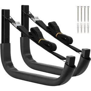Kayak Storage Hooks, Wall Mount Paddle Board Storage Rack, Heavy Duty Surfboard Hanger