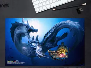 Monster Hunter Video Game Deskmat Playmat Mouse Pad Officially Licensed Brand New