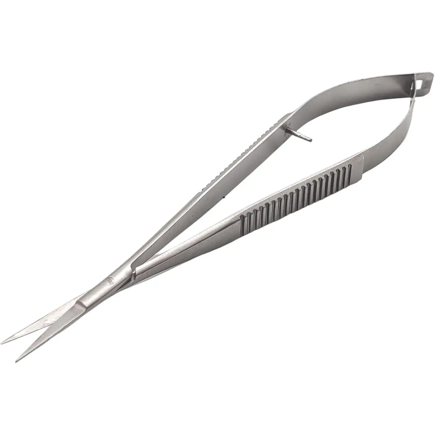 Micro Scissors - 5.5" Straight Tip Castroviejo Eyebrow Trim Scissors - Spring Action, Extra Sharp, for ENT, Eye, Skin, Dental, and Veterinary Surgery