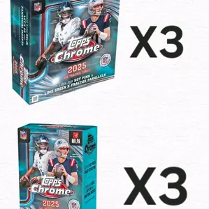 Break 1: 3X Topps Chrome Mega and 3 Topps Chrome Value Boxes Team Break